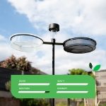 Freestanding Bird Feeder With Solar LED (Outer Ctn  Qty: 4)