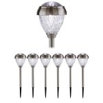 Pack Of  6 Crown Solar Stake Light