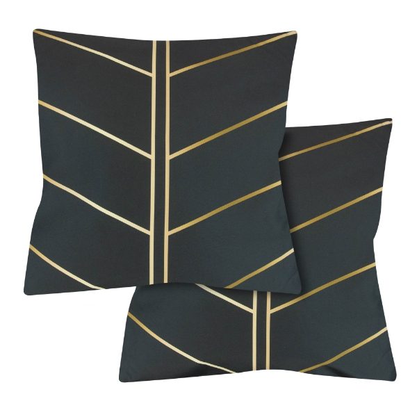 Outdoor Pair Of Scatter Cushions - Gold Palm (Outer Ctn Qty: 18)