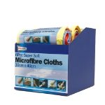 PDQ of 9 - 6 Pack of Microfibre Cloths (Outer Ctn Qty: 8 PDQ of 9 = 72 singles)