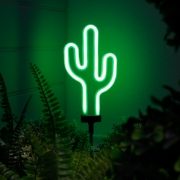 Solar Neon-Effect Cactus Stake Light (Outer Ctn Qty: 12)
