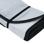 Folding Aluminium Sunshade - 130cm x 60cm (Box Qty: 50)