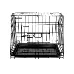 24" Folding Slanted Dog Crate  - Small