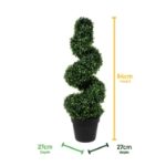 Solar Twist Topiary in Pot (Outer Ctn Qty: 1)
