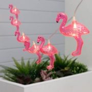 2m Solar Flamingo LED String Lights (10 Piece) (Outer Ctn Qty: 24)