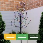 120cm Solar-powered Cherry Flower Stake Tree Lights (Outer Ctn Qty: 10)