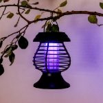 2-in-1 Solar Yellow Flame/Bug Zapper Lantern (Outer Ctn Qty: 12)