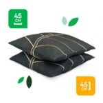 Outdoor Pair Of Scatter Cushions - Gold Palm (Outer Ctn Qty: 18)
