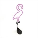 Solar Neon-Effect Flamingo Stake Light (Outer Ctn Qty: 12)