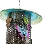 Hanging Bird Feeder With Solar LED (Outer Ctn Qty: 8)