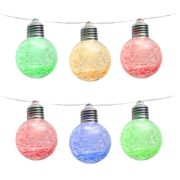 Solar Crackle Ball String Lights (10 Piece)