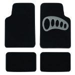 4 Piece Carpet Mat Set with Grey Heel Pad (Box Qty: 12)