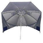  2-in-1 Wind Break & Parasol Umbrella