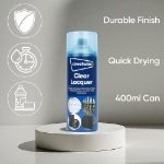 PDQ of 6 Clear Lacquer 400ML (Outer Ctn Qty: 1 PDQ of 6)