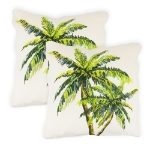 Outdoor Pair Of Scatter Cushions - Light Up Palm (Outer Ctn Qty: 18)