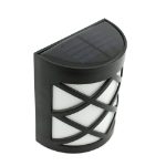 Solar Powered Deck Fence Wall Lights (Pack of 4)