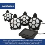 Solar Sea Turtle String Lights (Colour-Changing LED)