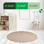 Jute-Style Indoor & Outdoor Rug - Plain - 120cm Diameter (Outer Ctn Qty: 9)