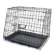 24" Folding Slanted Dog Crate  - Small