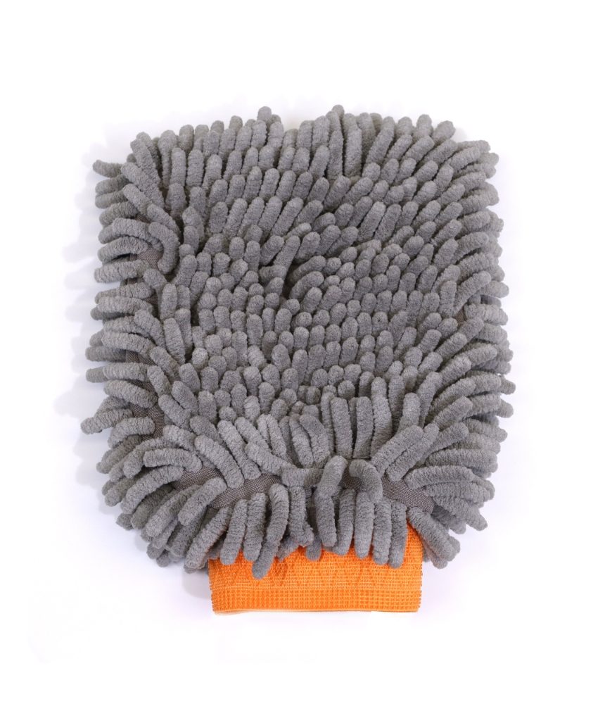 Soft Lint-Free Scratch-Free Washing Pad for Room and Car Cleaning Modengzhe Chenille Microfiber Car Wash Mitt Brown 