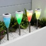 Pack of 4  Colour Changing Stake Lights (Outer Ctn Qty: 12)
