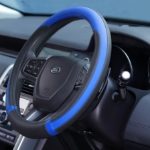 Ultimate Steering Wheel Glove - Soft Grip - Black/Blue (Box Qty: 25)