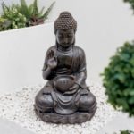 Solar Water Feature - Meditating Buddha With Bowl