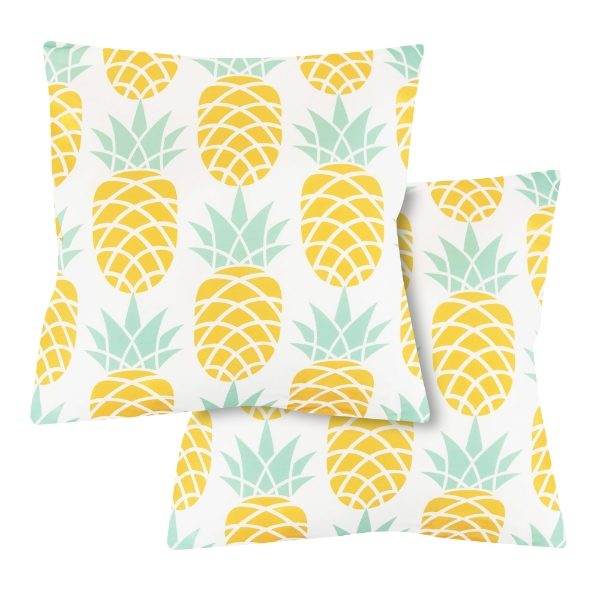 Outdoor Pair Of Scatter Cushions - Pineapple (Outer Ctn Qty: 18)