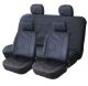 Black Leather Look Seat Covers with Zipper Bag (Outer Ctn Qty: 5)