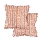 Outdoor Pair Of Scatter Cushions - Terracota Fern (Outer Ctn Qty: 18)