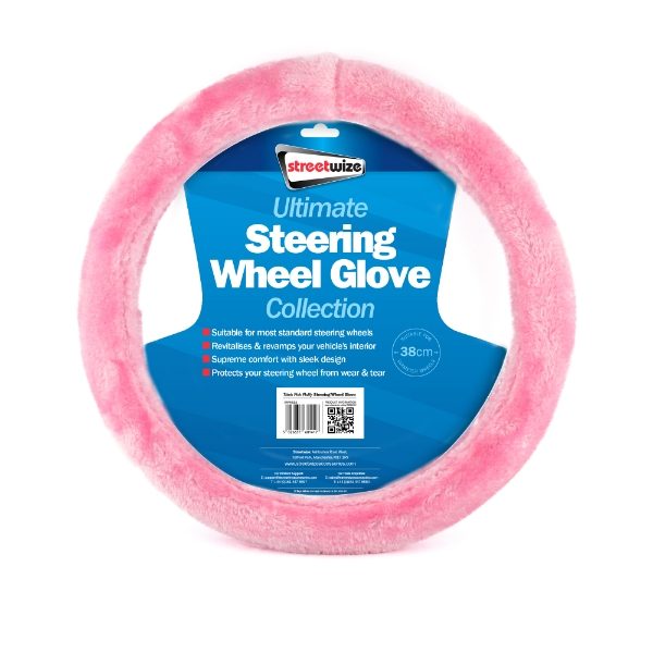 Think Pink Fluffy Wheel Glove (Outer ctn qty: 12)