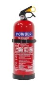 2kg Fire Extinguisher Dry Powder with Gauge - ABC Classification (Box Qty: 1)