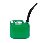 5L Fuel Can for Unleaded Petrol - Green (Sold in Multiples of 3)
