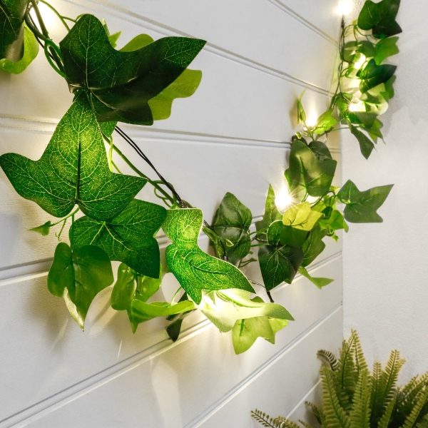 2m Solar Ivy Outdoor Garland String Lights (20 LED) (Outer Ctn Qty: 12)