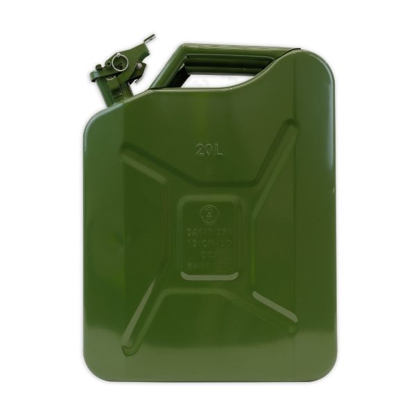 20 Litre Metal Jerry Can - Pack of 4 (Ctn Qty: 1)