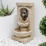 Solar Water Feature - Lion Head Fountain