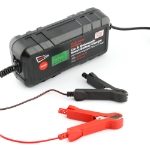 4Amp 6/12V Smart Battery Charger With Clamps & O Ring