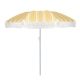 Yellow Striped Fringed Parasol (Outer Ctn Qty: 1)