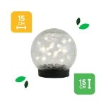 Solar Crackle Ball Light - 15cm Diameter (Outer Ctn Qty: 6)