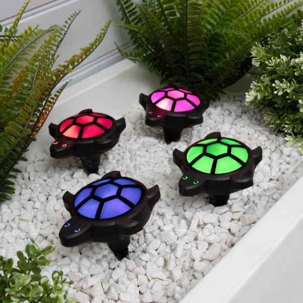 Solar Sea Turtle String Lights (Colour-Changing LED)