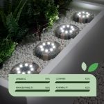 Solar Stone Effect Deck Light (Pack of 4)