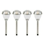 Pack of 4 Crown Solar Stake Lights (Outer Ctn Qty: 12)