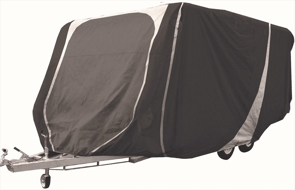 Caravan cover grey 19ft breathable heavy duty cover garage full tarpaulin size L 