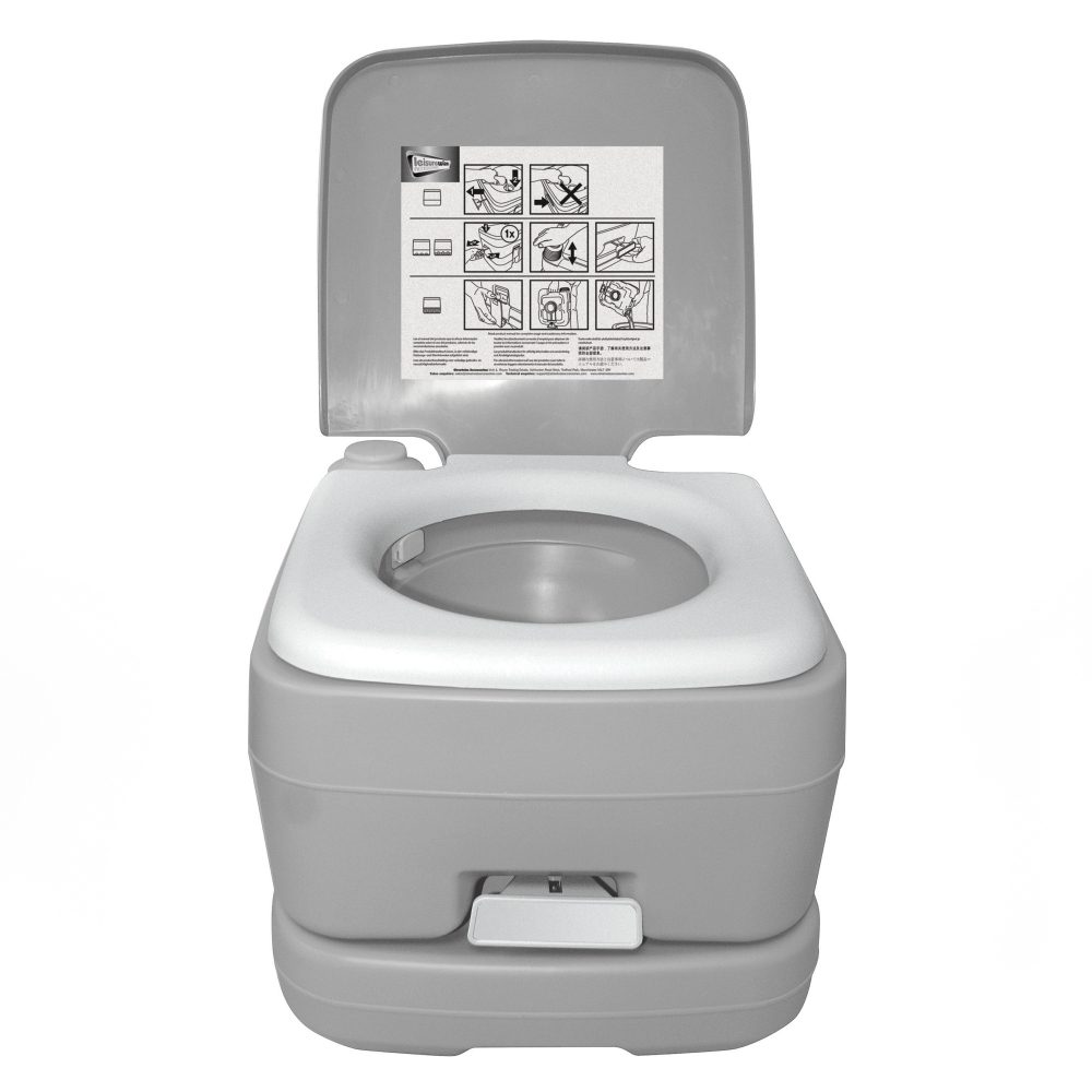 Details about   Portable Toilet 10L Flush potty with Double Outlet Outdoor Indoor Travel Camping 