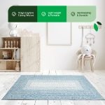 Jute-Style Indoor & Outdoor Rug - Ocean Blue - 80cm x 150cm (Outer Ctn Qty: 9)