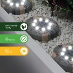 Solar Stone Effect Deck Light (Pack of 4)