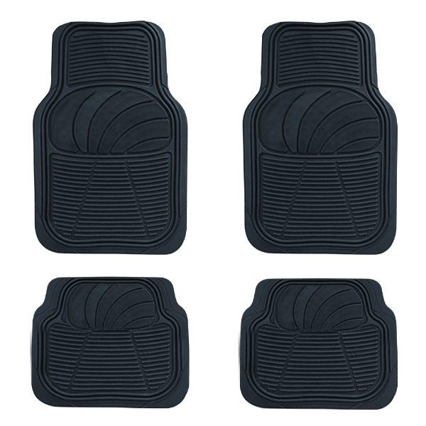 Rubber Splendour Mat Set in Black (Box Qty: 6)