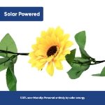 2m Solar Sunflower Outdoor Garland String Lights (25 LED) (Outer Ctn Qty: 12)
