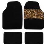 4 Piece Leopard Print Carpet Mat Set (Outer Ctn Qty: 12)