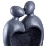 Carved Lovers Solar Water Feature (Outer Ctn Qty:1)